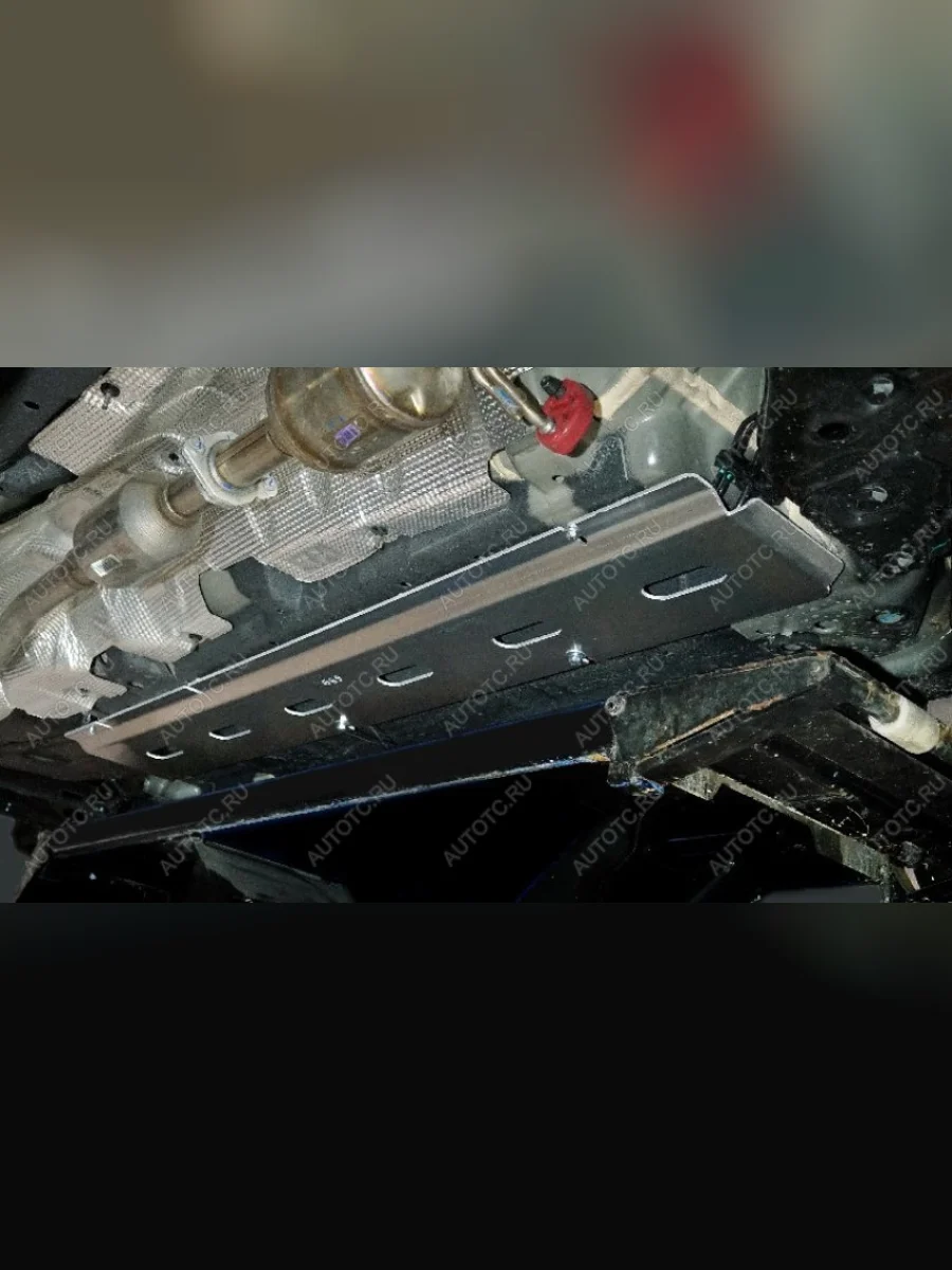 Защита топливной магистрали ТСС Тюнинг Geely Emgrand SS11 (2021-2025) (алюминий 4 мм)  в Керчи Республика Крым