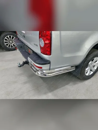 Защита задняя уголки двойные d76.1*42.4 ТСС Тюнинг (нержавейка) Sollers ST6 (2023-2025) пикап