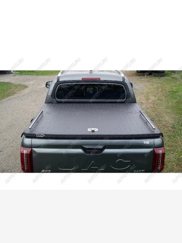 Крышка кузова ТСС Тюнинг (алюминий Black) JAC T9 Pickup Double Cab (2021-2025)
