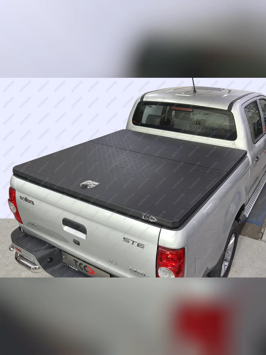 Крышка кузова ТСС Тюнинг Sollers ST6 пикап (2023-2025) (алюминий Black)  в Керчи Республика Крым