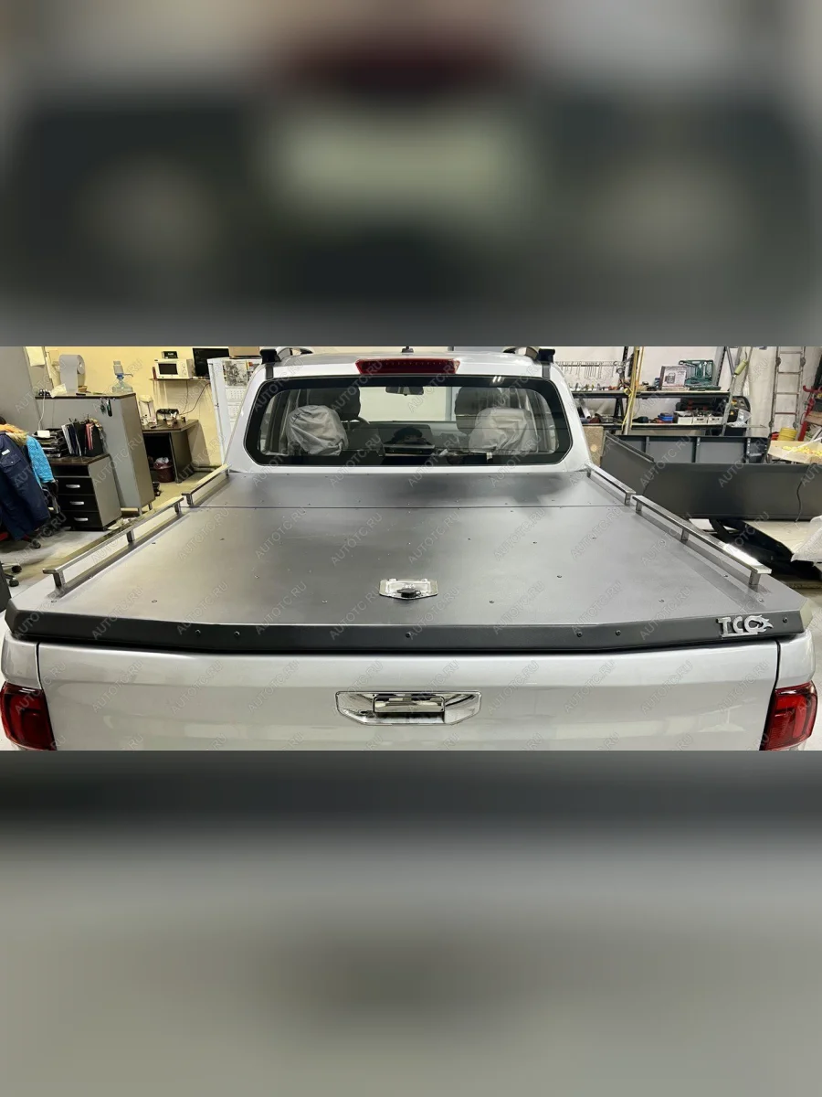 Крышка кузова Premium ТСС Тюнинг Sollers ST6 пикап (2023-2025) (алюминий Black)  в Керчи Республика Крым