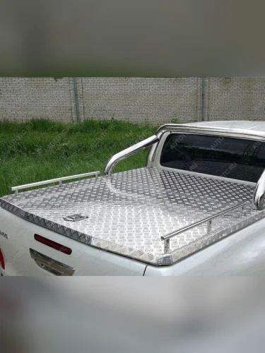 Крышка кузова ТСС Тюнинг (алюминий) JAC T9 Pickup Double Cab (2021-2025)