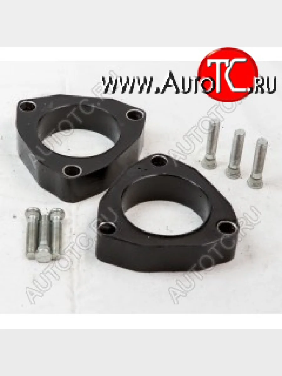 Передние проставки для увеличения клиренса (2 шт., крепеж) KLIRENSPLUS INFINITI FX37 S51 рестайлинг (2011-2013) (40 мм)  в Керчи Республика Крым