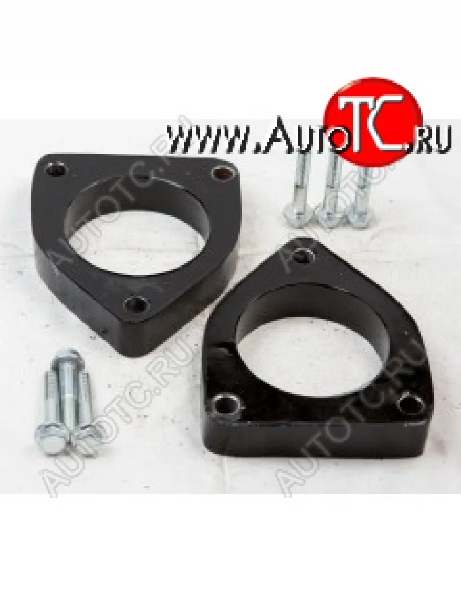 Передние проставки для увеличения клиренса (2 шт., крепеж) KLIRENSPLUS Mercedes-Benz GLA X156 дорестайлинг (2013-2017) (20 мм)  в Самаре Самарской области