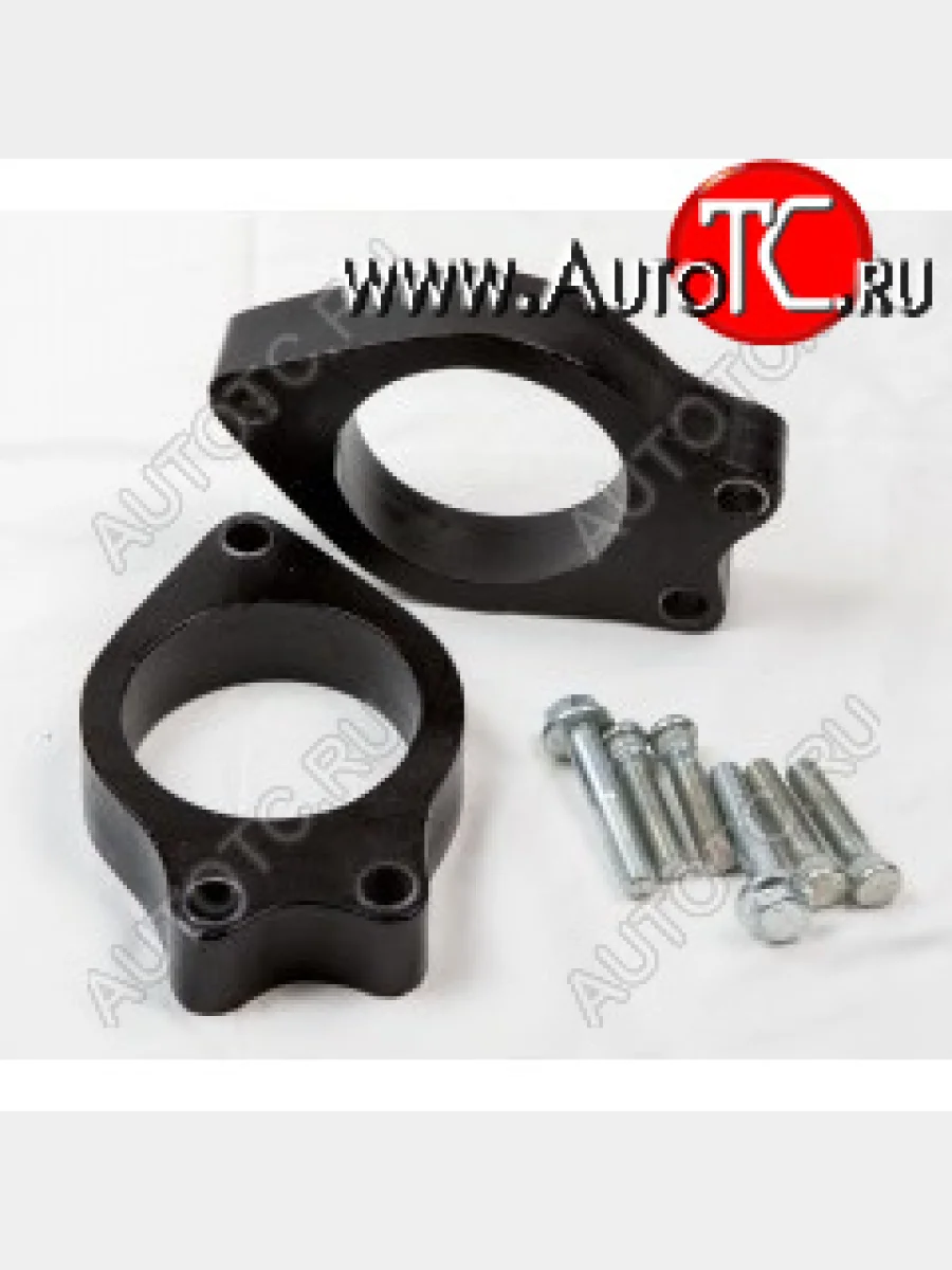 Задние проставки для увеличения клиренса (2 шт., крепеж) KLIRENSPLUS Toyota Allex E12# рестайлинг (2002-2004) (30 мм)  с доставкой в г. Керчь