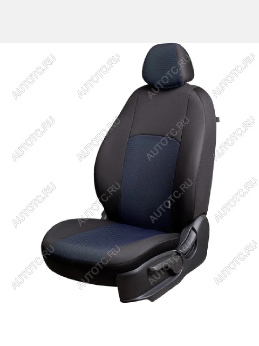 Комплект чехлов для сидений (РЗС 60/40+подлок. 2П+1Г Жаккард) ДУБЛИН Lord Autofashion Mazda 3/Axela BK дорестайлинг, хэтчбэк (2003-2006) (черный, вставка Ёж, строчка синяя)  в Перми Пермском крае