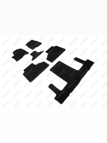 Коврики в салон (с кап.сид LUX Ворс) Seintex (черный) Chevrolet Tahoe GMT T1XX   (2019-2022)