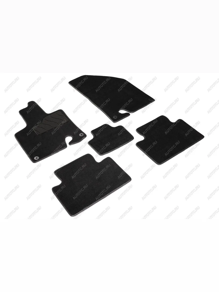 Коврики в салон (LUX Ворс) Seintex Geely Coolray SX11 дорестайлинг (2018-2023) (черный)  с доставкой в г. Керчь