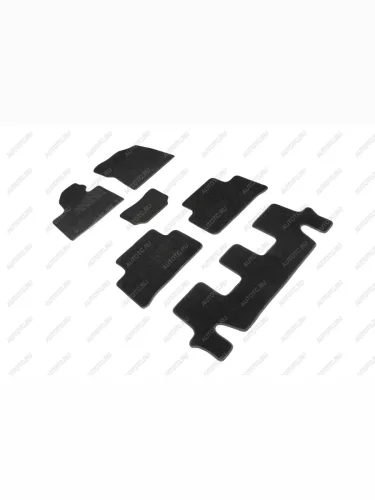 Коврики в салон (7 мест LUX Ворс) Seintex KIA Sorento MQ4 (2020-2022)