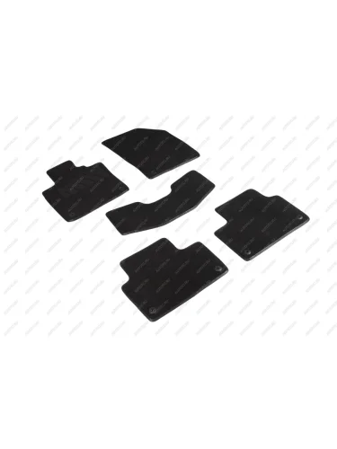 Коврики в салон (LUX Ворс) Seintex (черный) Volvo S60 (2018-2025)