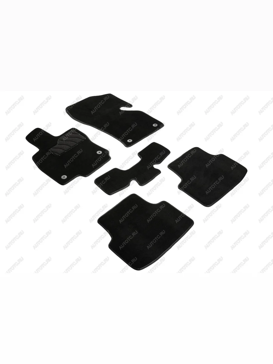 Коврики в салон (LUX Ворс) Seintex Volkswagen Jetta A7 седан дорестайлинг (2018-2022) (черный)  в Перми Пермском крае