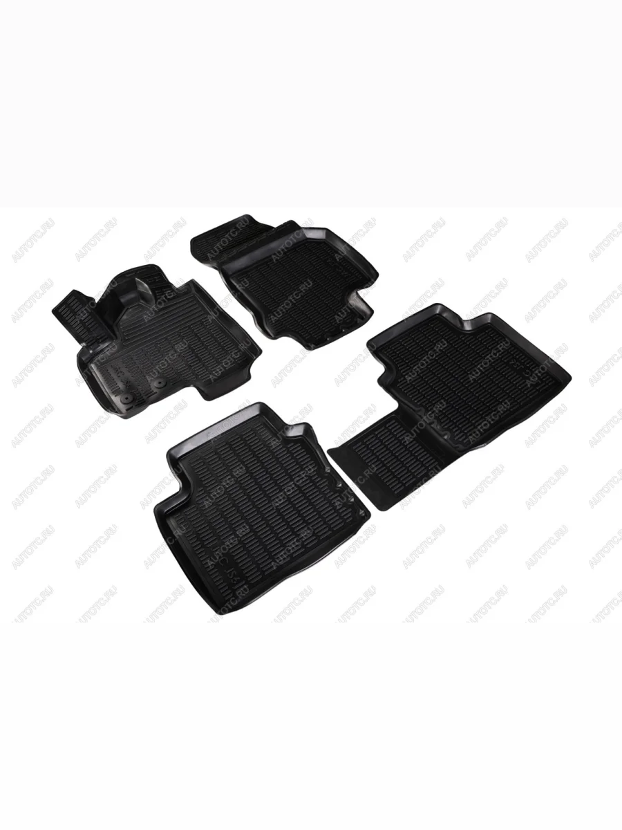 Коврики в салон (полиуретан) Seintex JAC JS6 (2022-2025) (черный)  с доставкой в г. Керчь