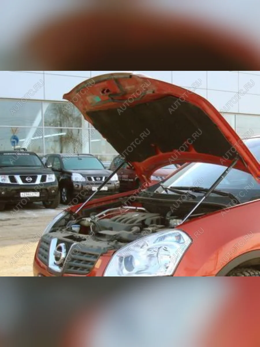Упор капота ТехноМастер Nissan Qashqai 1 J10 рестайлинг (2010-2013)  в Самаре Самарской области