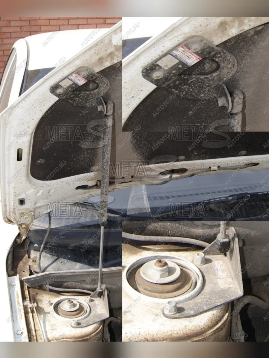 Упор капота (без кронштейном) ТехноМастер Лада ВАЗ Калина 2192 хэтчбек (2013-2018)  в Самаре Самарской области