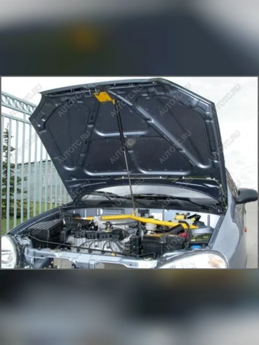 Упор капота (на растяжку) ТехноМастер Chevrolet Lanos T100 седан (2002-2017)  в Воронеже Воронежской области