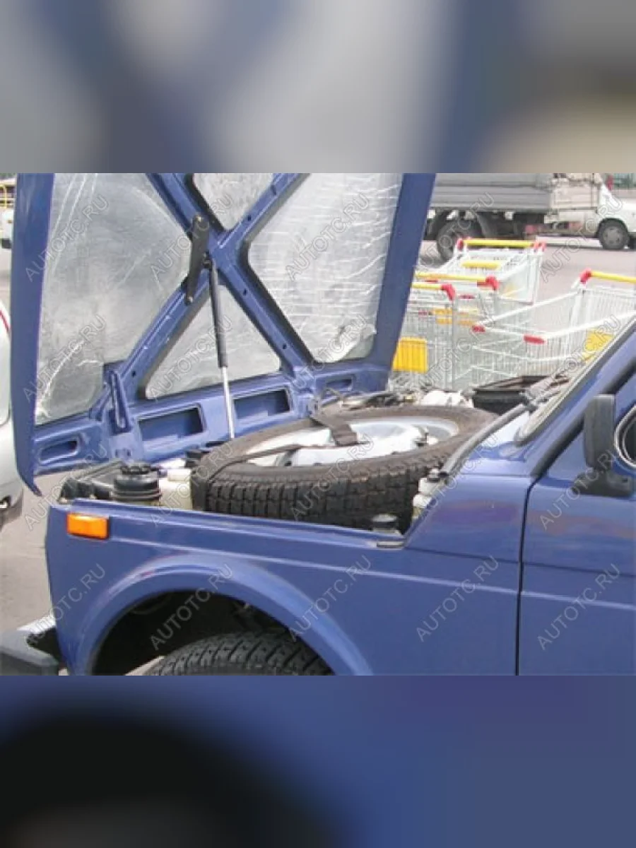 Упор капота Техномастер Лада ВАЗ нива 4х4 2121 3 дв. 1-ый рестайлинг (2019-2021)  в Самаре Самарской области