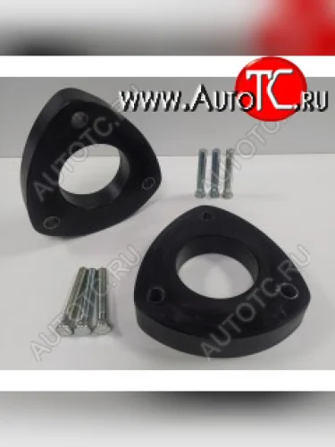 Передние проставки для увеличения клиренса (2 шт., крепёж) KLIRENSPLUS (40 мм) Honda Accord  10 CV (2019-2022)