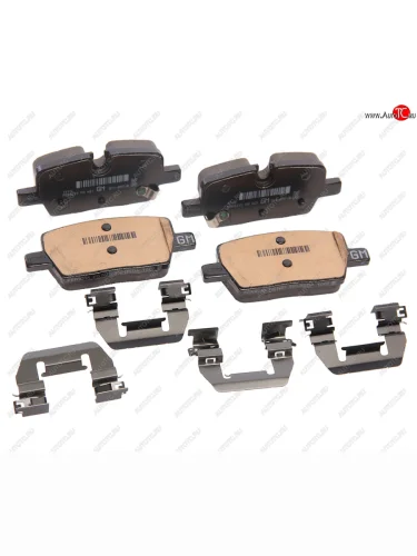Комплект задних колодок дисковых тормозов (4шт.) GENERAL MOTORS Cadillac XT5 дорестайлинг (2016-2020)
