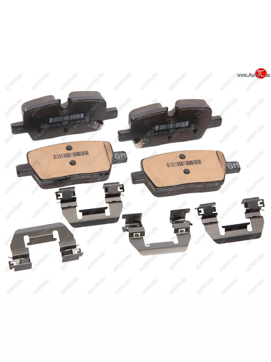Комплект задних колодок дисковых тормозов (4шт.) GENERAL MOTORS Cadillac XT5 дорестайлинг (2016-2020)  с доставкой в г. Пермь