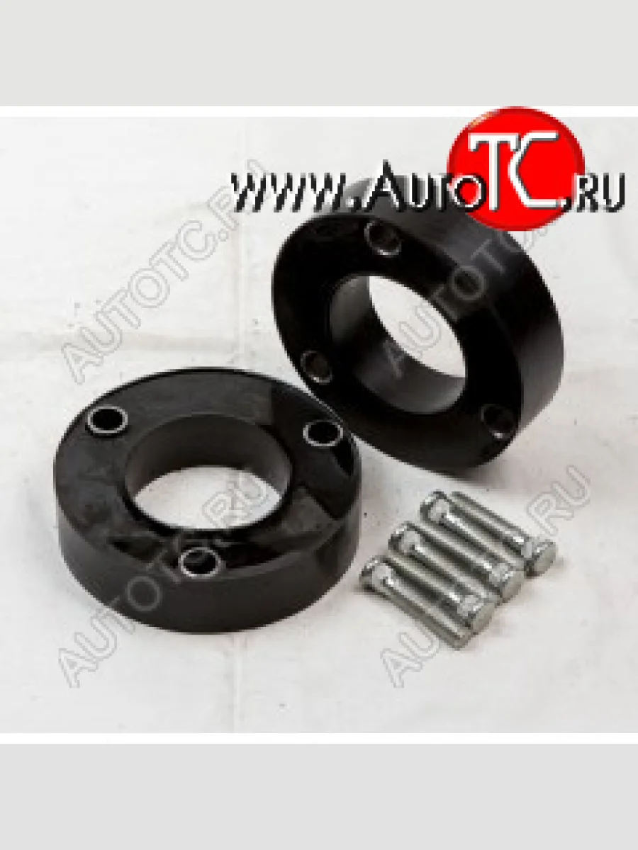 Задние проставки для увеличения клиренса (2 шт., крепеж) KLIRENSPLUS Toyota Fortuner AN50/AN60 дорестайлинг (2004-2008) (20 мм)  с доставкой в г. Керчь