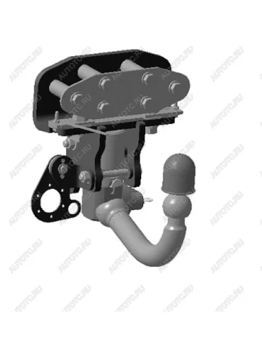 Фаркоп Bosal-Oris (стальной с порошковым покрытием, шар V (A40V, W5)) Lexus LX570  J200 (2007-2015), Toyota Land Cruiser  200 (2007-2015)