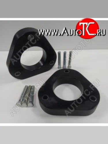 Передние проставки для увеличения клиренса (2 шт., крепёж) KLIRENSPLUS (30 мм) Lexus CT200h (A10), ES350 (XV70), HS250h (F10), NX200 (Z10), NX300 (Z10), NX300h (Z10), Toyota Alphard (H20,  H30), Auris (E150,  E180), Avalon (XX50), Avensis (T270 универсал), Blade, Camry (XV70), Corolla (E150,  E140), Corolla Axio ((E160) седан), Corolla Fielder (E160), Estima (AHR20,XR50), Harrier (XU60), Previa (3), Prius (XW30,  Alfa универсал,  XW50), RAV4 (XA30,  XA40), Scion (XB), Vellfire (2), Verso (R20)