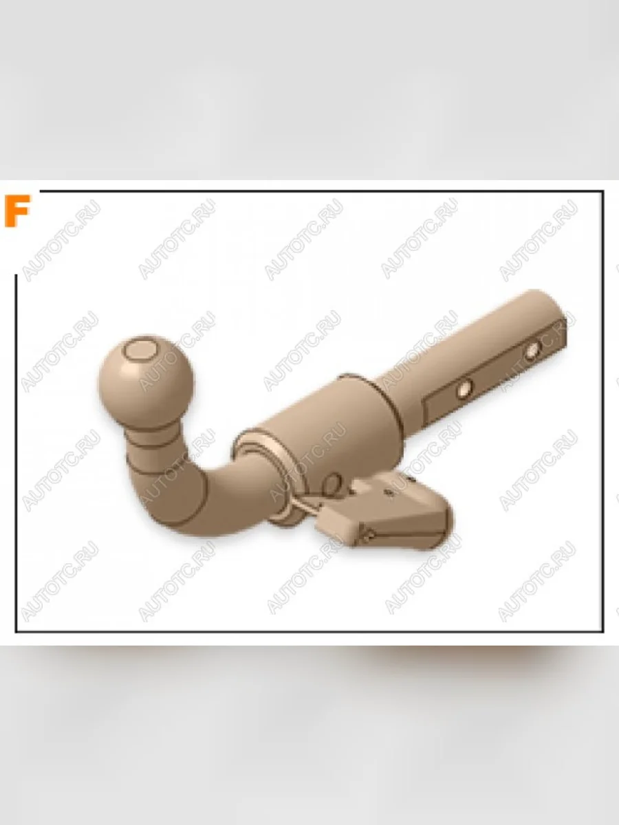 Фаркоп (горизонтальный, условно-съемный) Aragon  Toyota Land Cruiser (2007-2021) 200 (стальной, шар S)  в Перми Пермском крае