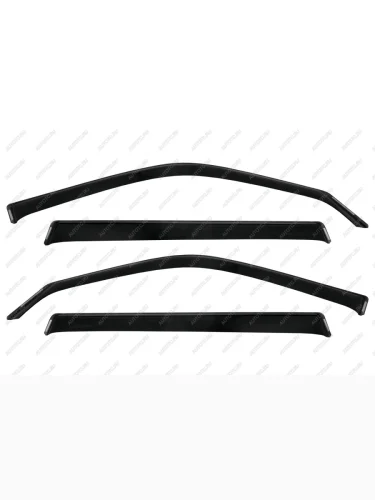 Дефлекторы окон REIN (черные) Haval Dargo (2022-2025)