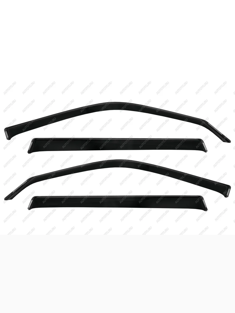 Дефлекторы окон REIN  Haval Dargo (2022-2025) (черные)  в Перми Пермском крае