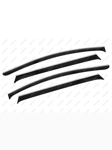 Дефлекторы окон Chromex (с хромированным молдингом) Haval M6 (2021-2025)