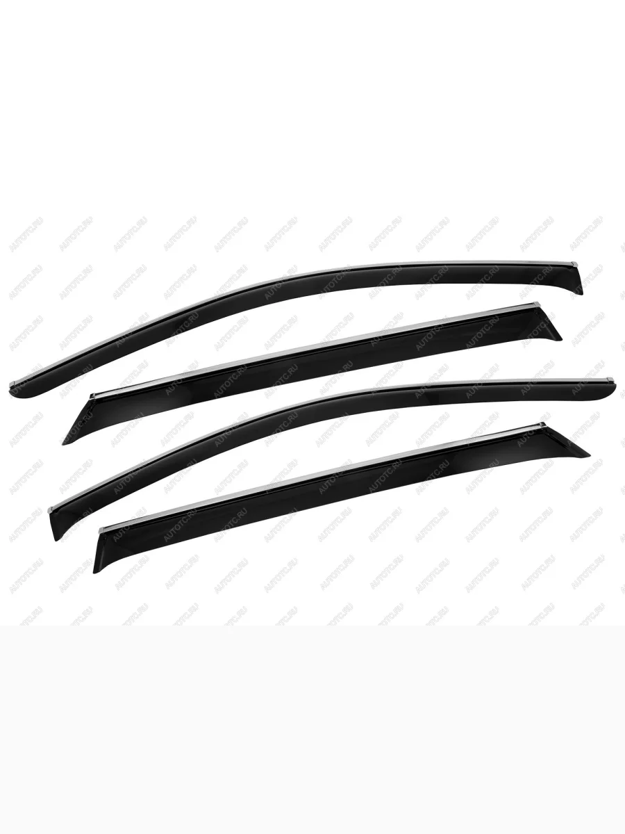 Дефлекторы окон Chromex  Changan CS55 Plus (2021-2025) (с хромированным молдингом)  в Перми Пермском крае
