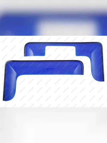 Дефлекторы окон REIN (синий) Daewoo Novus (2012-2025) бортовой грузовик