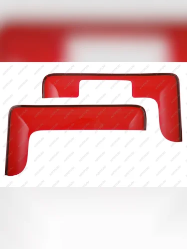 Дефлекторы окон REIN (красный) Daewoo Novus (2012-2025) бортовой грузовик