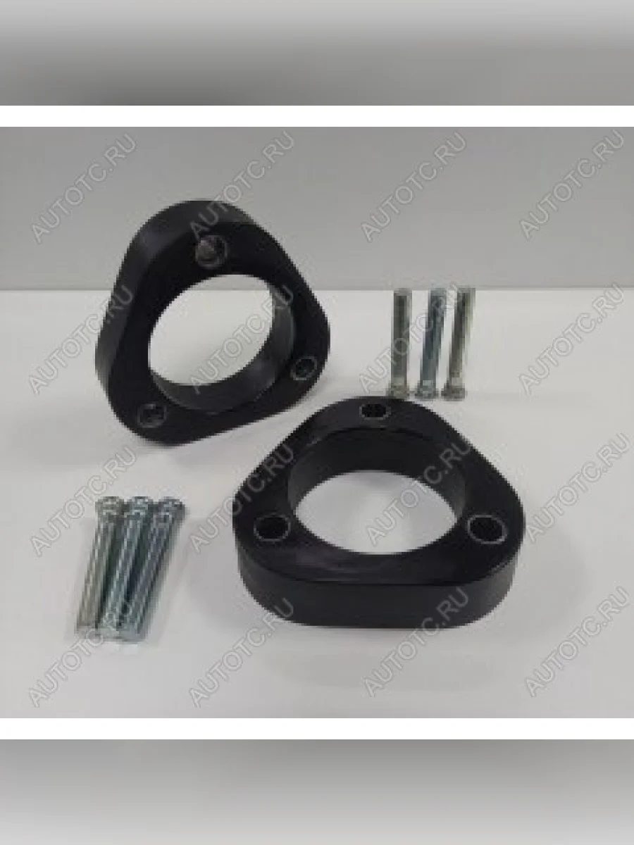 Передние проставки для увеличения клиренса (2 шт., крепёж) KLIRENSPLUS Mitsubishi Pajero iO (1998-2007) (40 мм)  в Воронеже Воронежской области