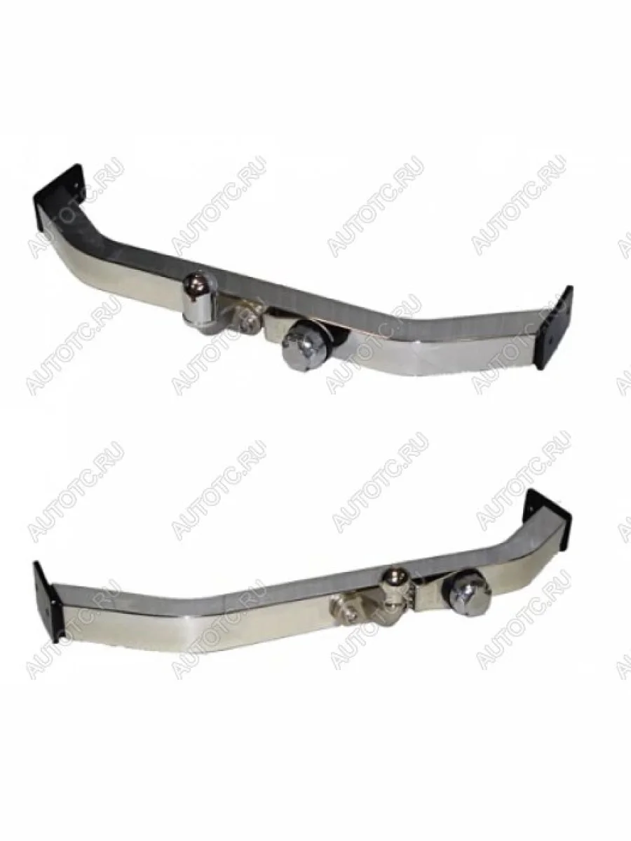 Фаркоп (торцевой на двух болтах)(балка открытая с накладкой) Baltex Jeep Grand Cherokee WK2 дорестайлинг (2010-2013) (сталь нержавеющая, шар F (C, F30))  в Самаре Самарской области