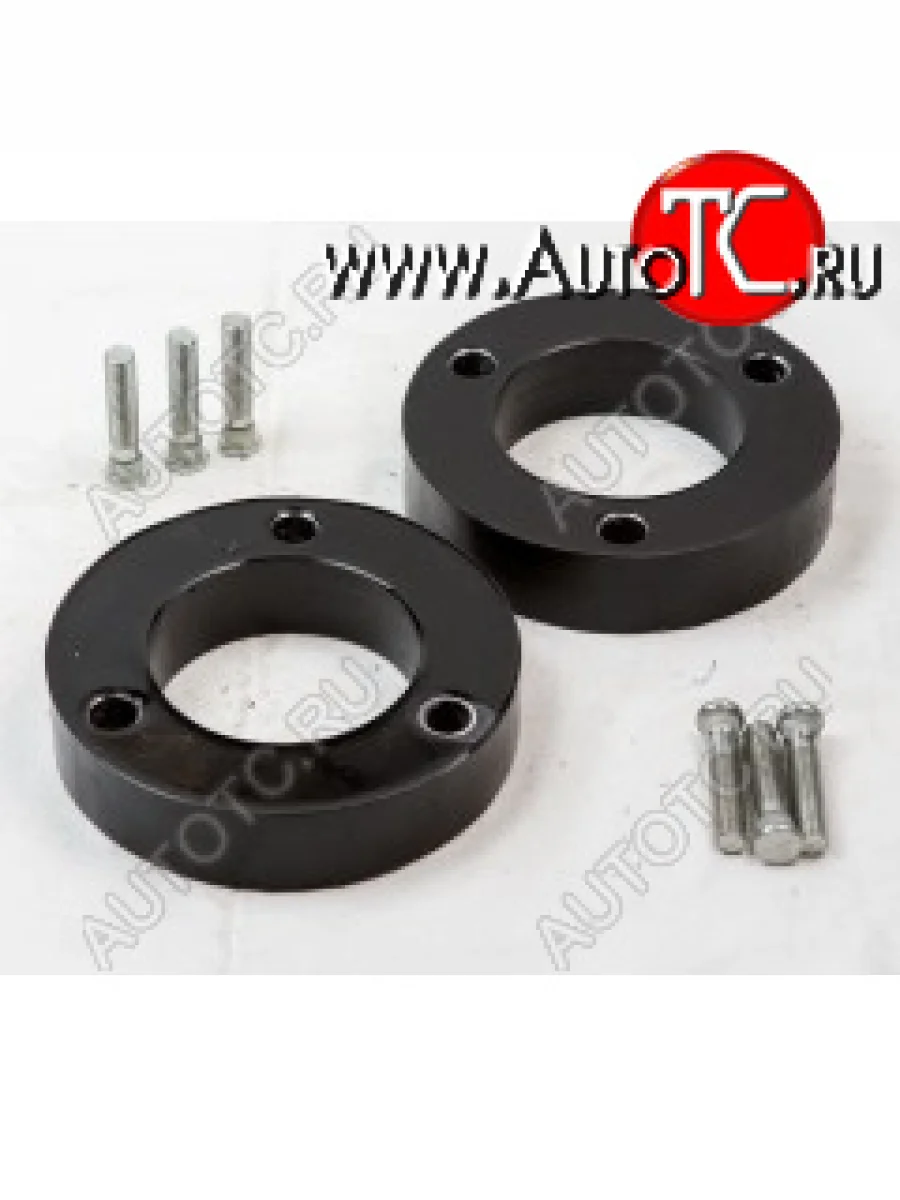 Передние проставки для увеличения клиренса (2 шт., крепеж) KLIRENSPLUS KIA Mohave HM рестайлинг (2017-2020) (40 мм)  в Керчи Республика Крым