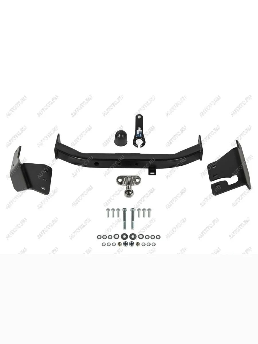 Фаркоп (фланцевое крепление шара)(кроме TRD) Atlas Toyota Fortuner AN160 дорестайлинг (2015-2020) (стальной с порошковым покрытием, шар F (C, F30))  в Перми Пермском крае