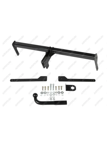 Фаркоп (крепление шара на двух болтах ) Atlas (стальной с порошковым покрытием, шар A (F20)) Skoda Rapid NH1 хэтчбэк рестайлинг (2015-2020)