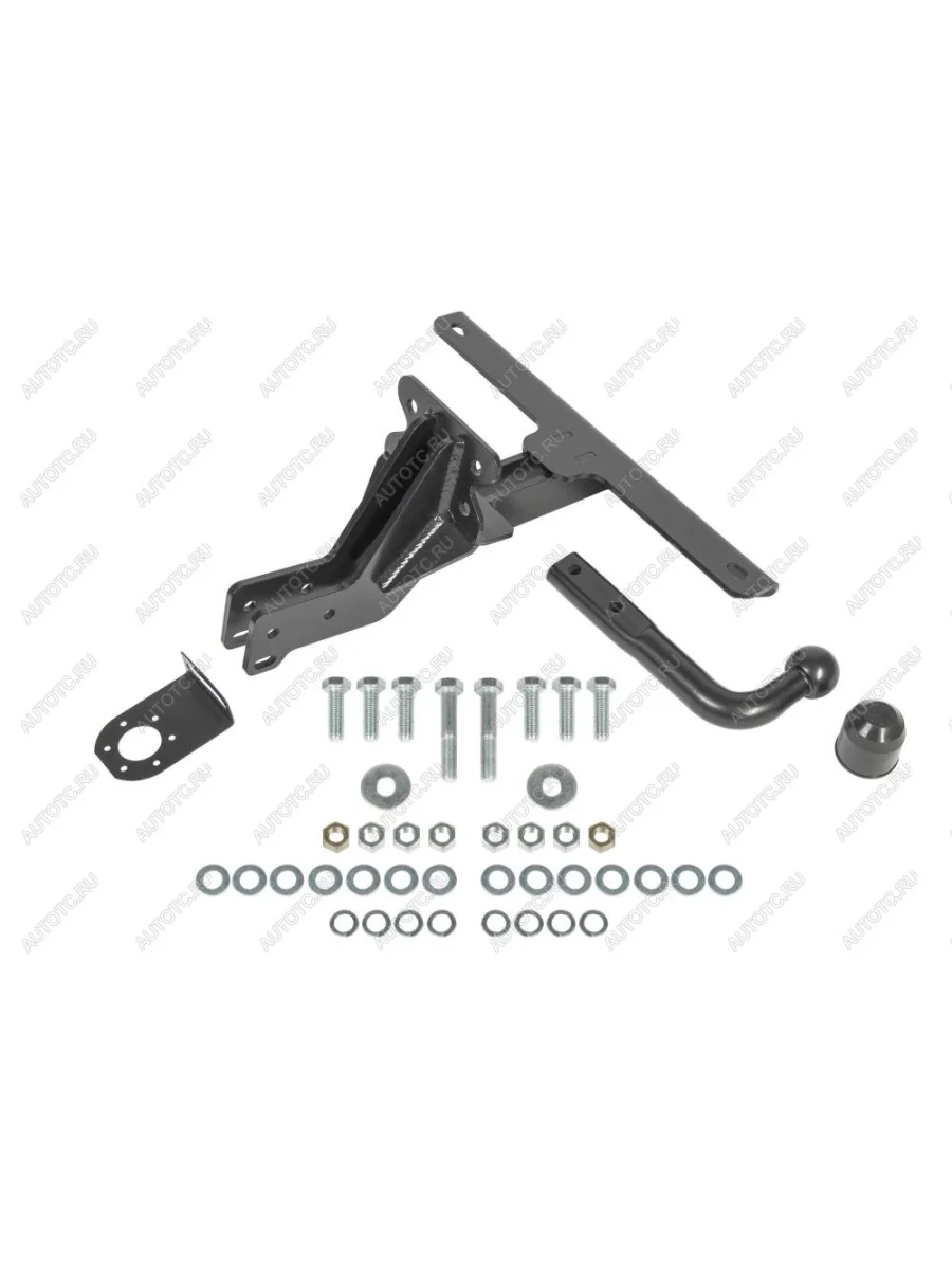 Фаркоп (крепление шара на двух болтах) Atlas Уаз Патриот 3163 5 дв. дорестайлинг (2005-2013) (стальной, шар A (F20))  в Перми Пермском крае