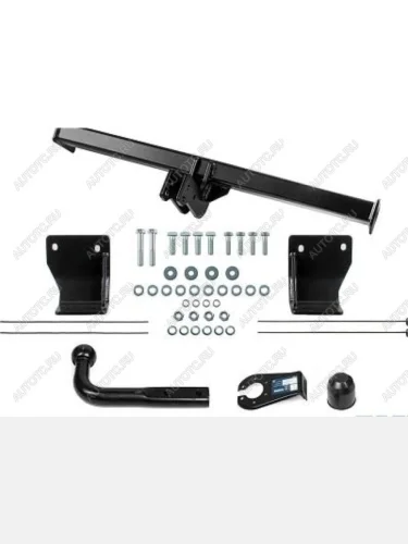 Фаркоп (крепление шара на двух болтах) Atlas (стальной с порошковым покрытием, шар A (F20)) Changan CS75 Plus дорестайлинг (2022-2024)