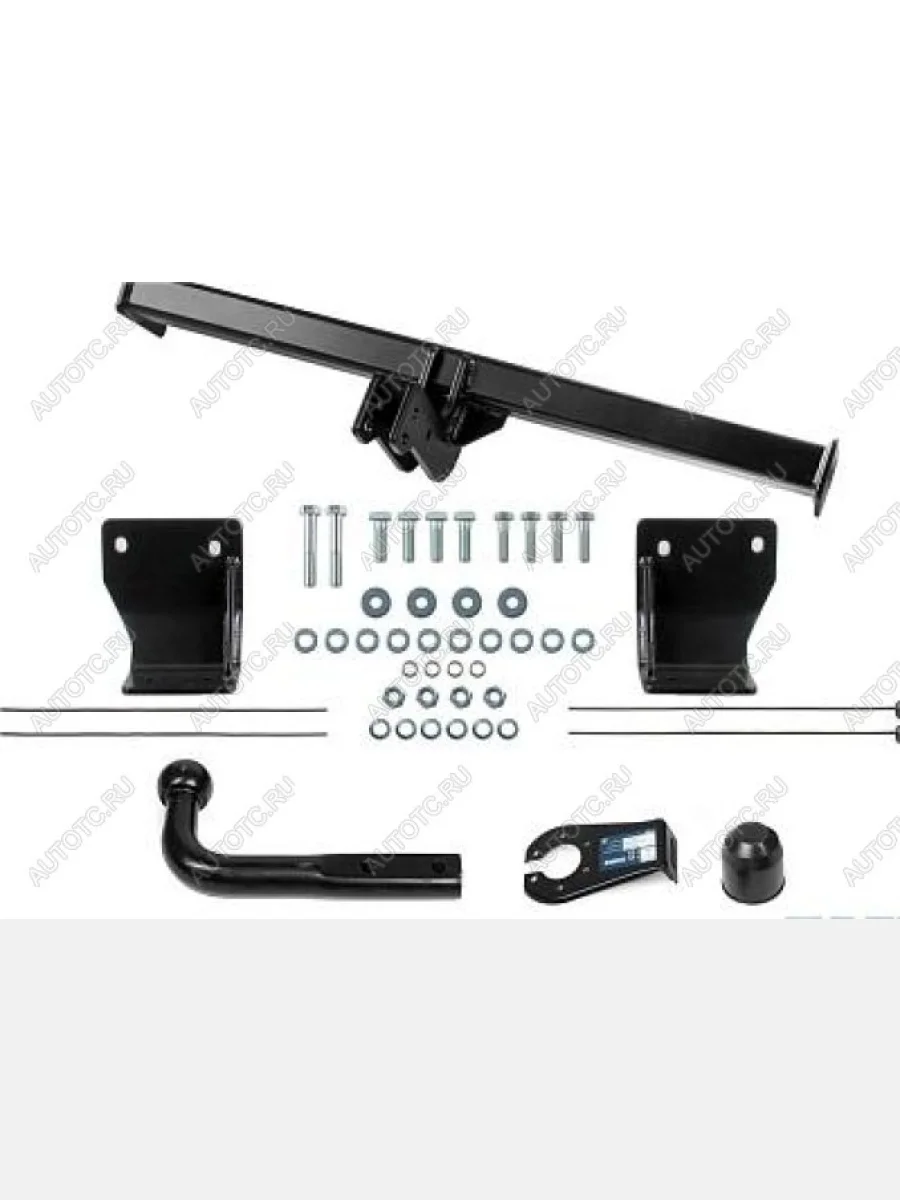 Фаркоп (крепление шара на двух болтах) Atlas Changan CS75 Plus дорестайлинг (2022-2024) (стальной с порошковым покрытием, шар A (F20))  в Самаре Самарской области