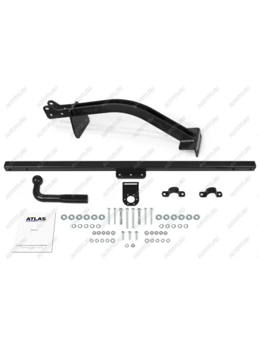 Фаркоп (крепление шара на двух болтах) Atlas (стальной, шар A (F20)) Лада ВАЗ нива 4х4 2131 (Legend) 5 дв. 2-ой рестайлинг (2021-2025)