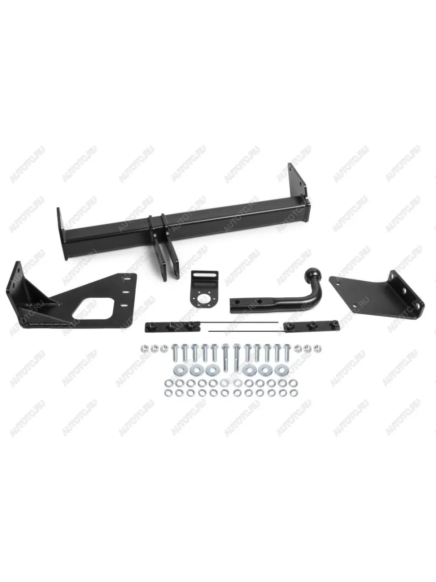 Фаркоп (крепление шара на двух болтах) Atlas Nissan X-trail 2 T31 дорестайлинг (2007-2011) (стальной с порошковым покрытием, шар A (F20))  в Воронеже Воронежской области