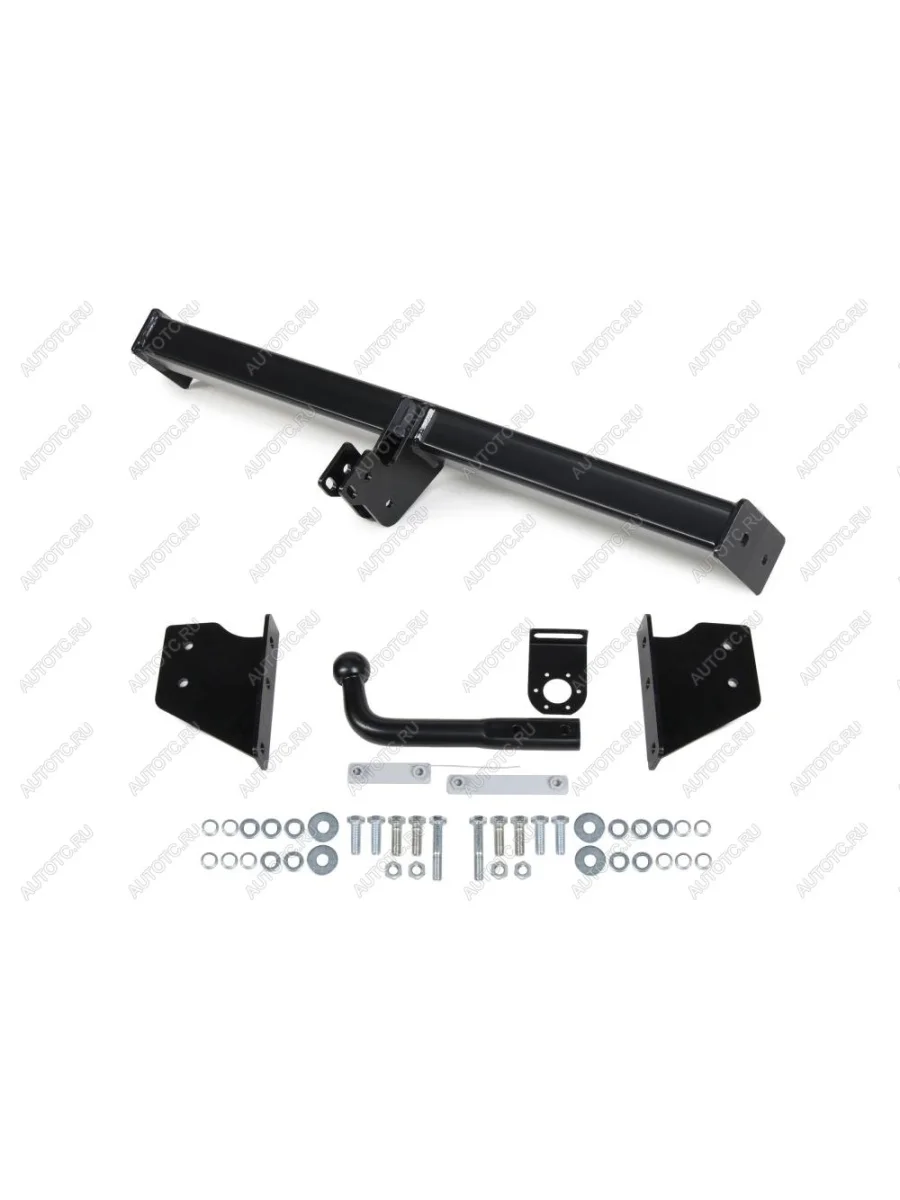 Фаркоп (крепление шара на двух болтах) Atlas Nissan Qashqai 1 J10 рестайлинг (2010-2013) (стальной с порошковым покрытием, шар A (F20))  в Керчи Республика Крым