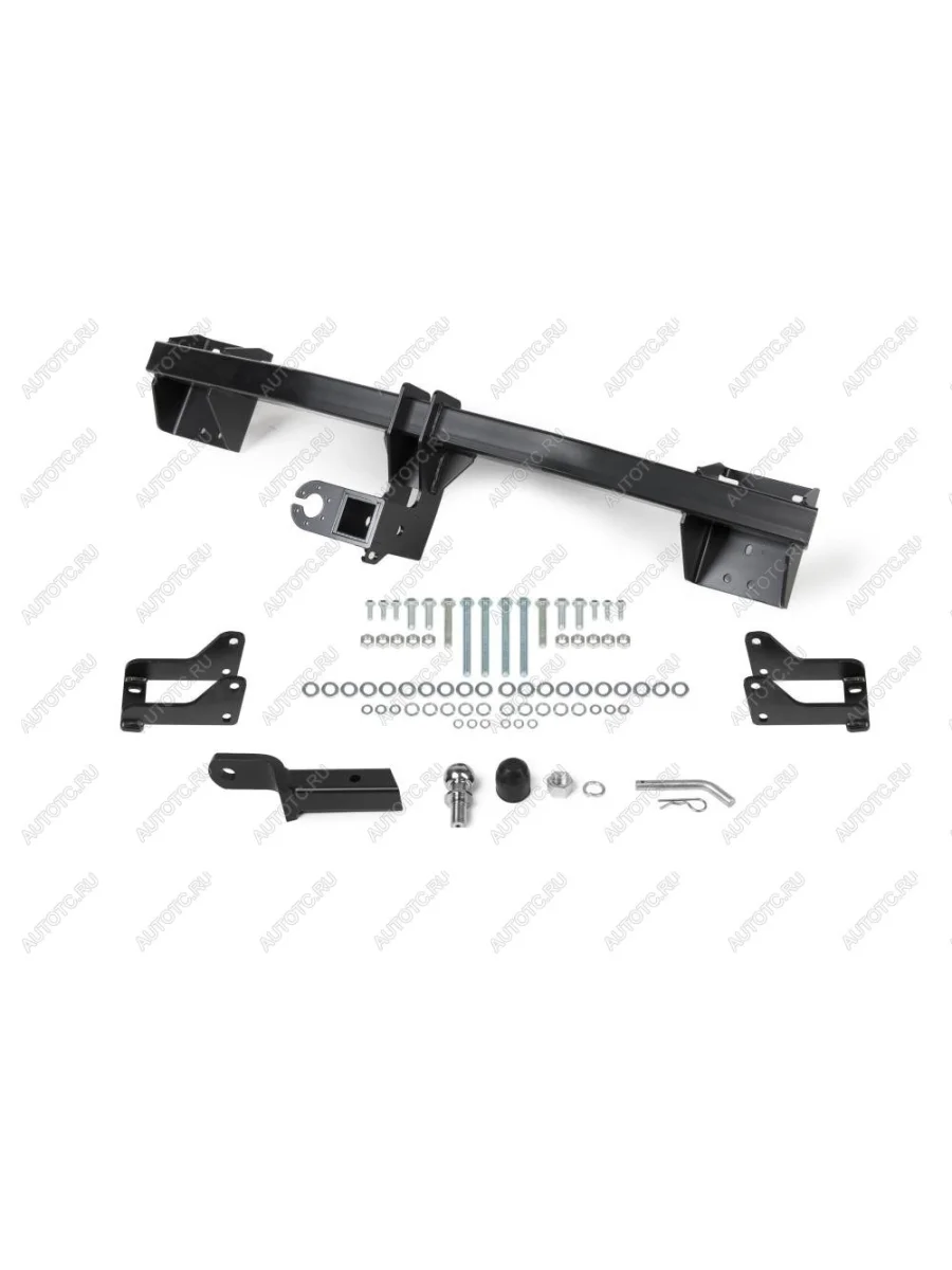 Фаркоп (съемное крепление шара под американский квадрат) Atlas Mitsubishi Outlander GF дорестайлинг (2012-2014) (стальной с порошковым покрытием, шар Е)  с доставкой в г. Пермь