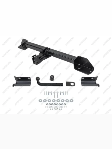 Фаркоп (крепление шара на двух болтах) Atlas (стальной с порошковым покрытием, шар  A (F20)) Solaris KRX хэтчбэк 5 дв. (2024-2025)