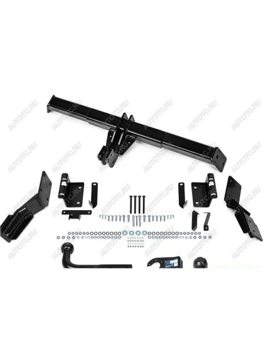 Фаркоп (крепление шара на двух болтах) Atlas Hyundai Santa Fe CM дорестайлинг (2006-2009) (стальной с порошковым покрытием, шар A (F20))  в Самаре Самарской области