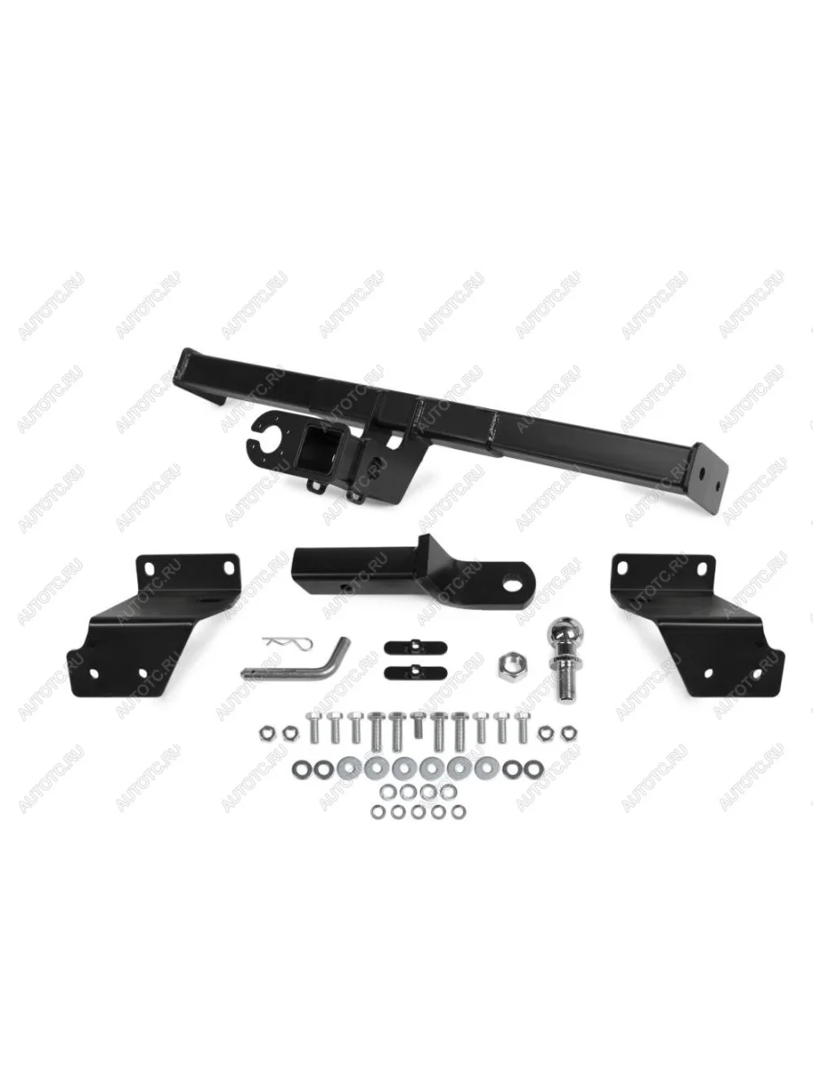 Фаркоп (съемное крепление шара под американский квадрат) Atlas Solaris HC (2024-2025) (стальной с порошковым покрытием, шар Е )  с доставкой в г. Керчь