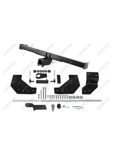 Фаркоп (съемное крепление шара под американский квадрат) Atlas (стальной с порошковым покрытием, шар Е) Great Wall Poer (2021-2025)