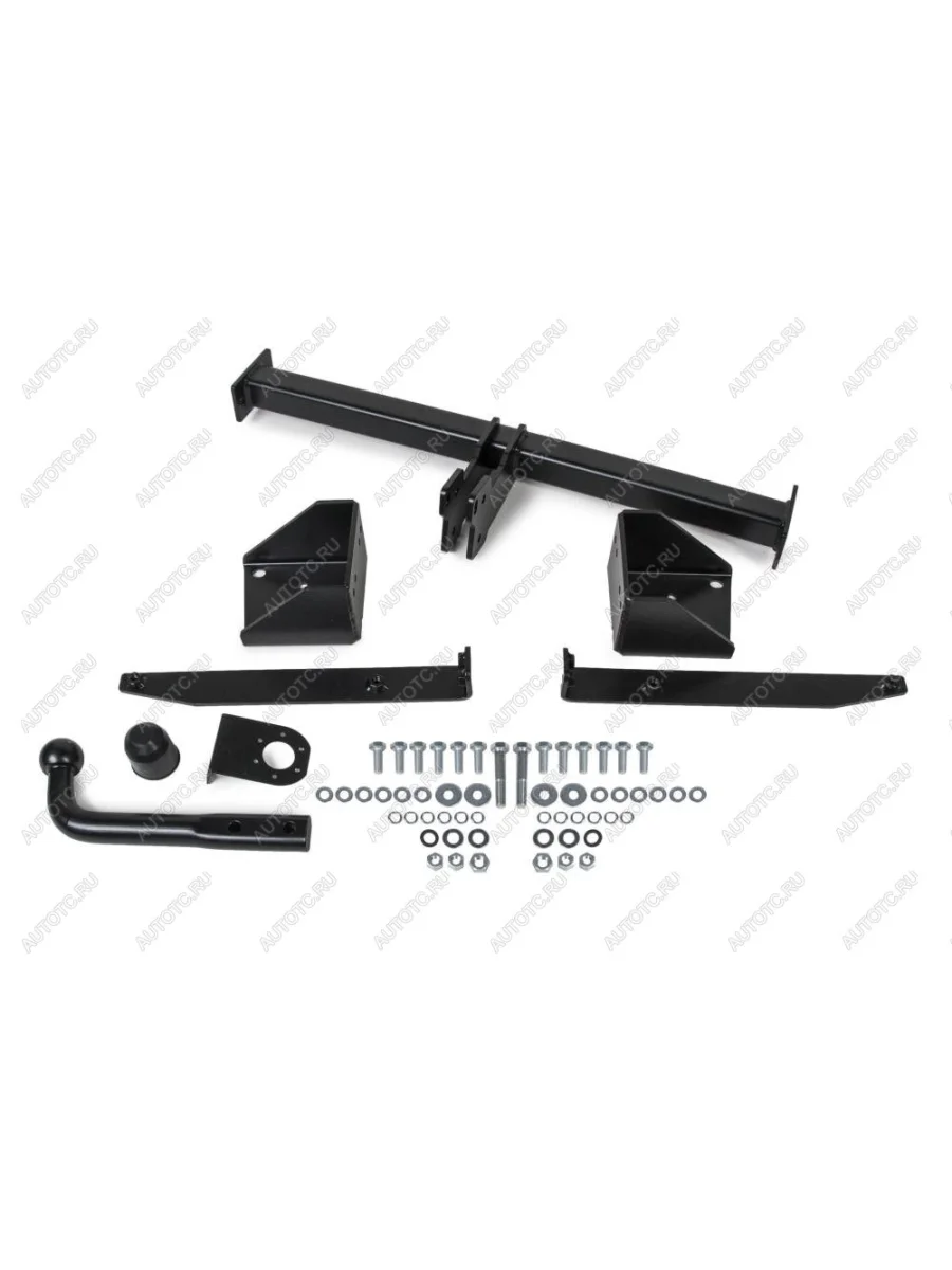 Фаркоп (крепление шара на двух болтах) Atlas Ford Focus 2 седан рестайлинг (2007-2011) (стальной с порошковым покрытием, шар A (F20))  в Керчи Республика Крым